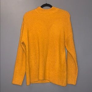 FOREVER 21 mustard sweater. worn once !